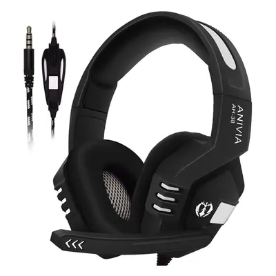 Gaming Headset 3.5mm Audio Interface Omnidirectional Noise Isolating Flexible Microphone for PS4