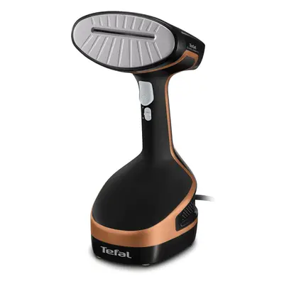 (Black & Rose Gold) Handheld steamer, no ironing board required, steam settings, sterilising ste