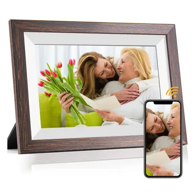 WiFi Digital Picture Frame 10.1 Inch Smart Digital Photo Frame with IPS Touch Screen HD Display 