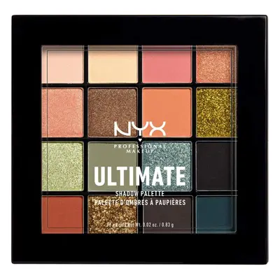 NYX Professional Makeup Ultimate Eye Shadow Palette, Pressed Pigments, Vegan Formula, Shades, Ma