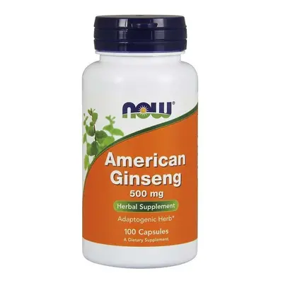 NOW Foods American Ginseng, 500mg - vcaps