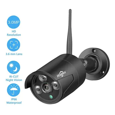 (black) 3.0mp Ip Camera Security Camera Surveillance System Intelligent Motion Detection And Ale