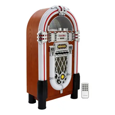 Jukebox Vintage 1950s Retro Stereo CD Player FM Radio Aux USB Bluetooth Machine