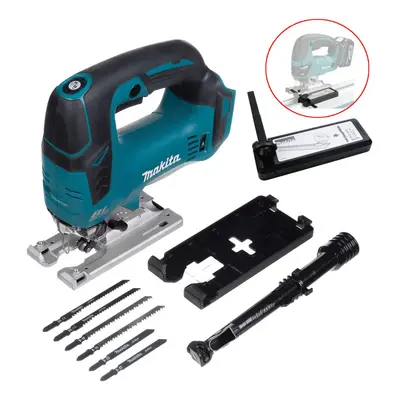 Makita DJV182Z 18v LXT Brushless Motor Top Grip Jigsaw Bare + Guide Rail Adapter