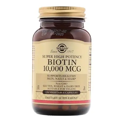 Solgar Biotin mcg 120s Vegetable Capsules