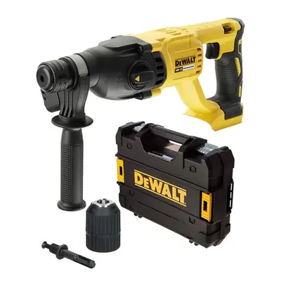 Dewalt DCH133N 18v Brushless SDS Hammer Drill Mode Bare + Tstak Case + Chuck