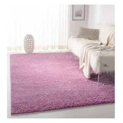 (200cm x 290cm (6ft 8" x 9ft 7")) Soft Thick Luxury Modern Shaggy Rug Dusky Pink