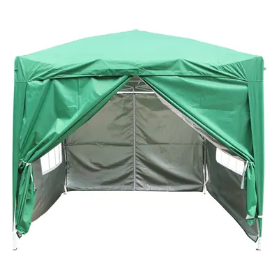 (2x2M, Green) Greenbay Garden Pop Up Gazebo Party Tent Folding Wedding Canopy With Carrying Bag