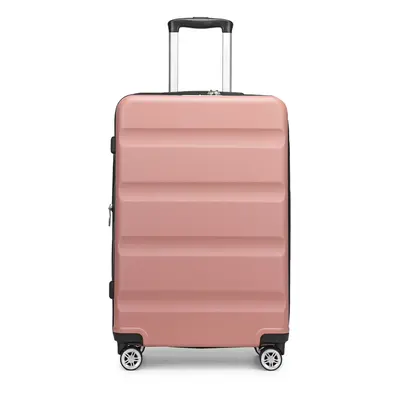 24 inch Nude Color Expandable ABS Hard Shell Suitcase