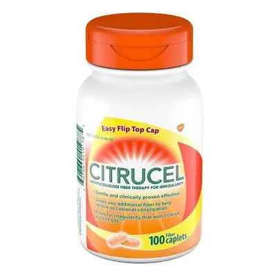 Citrucel Caplets Fiber Therapy for Occasional Constipation Relief, count