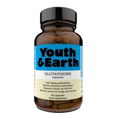 Liposomal Glutathione Max Strength 300mg Capsules Made in UK by Youth Earth