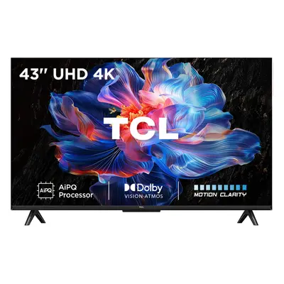 TCL V6C 43" 4K Ultra HD Smart Google TV [2025] â Crisp Clarity & Immersive Entertainment