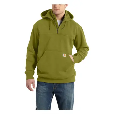 Carhartt Men's Rain Defender Loose Fit Heavyweight Quarter-Zip Sweatshirt Dill Heather