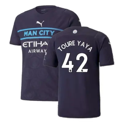 (XXL) Man City Third Player Issue Shirt (TOURE YAYA 42)