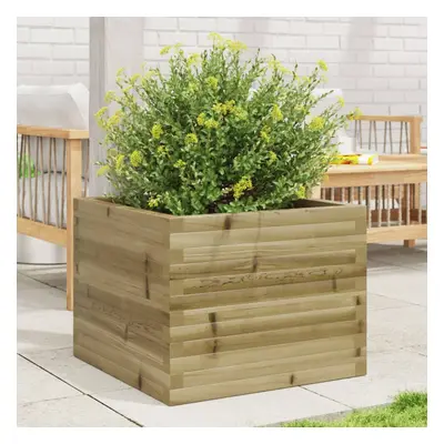 vidaXL Garden Planter Outdoor Flower Pot Planter Pot Impregnated Wood Pine