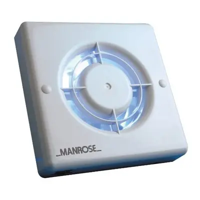 Manrose 4-inch Pull Cord Bathroom Extractor Fan