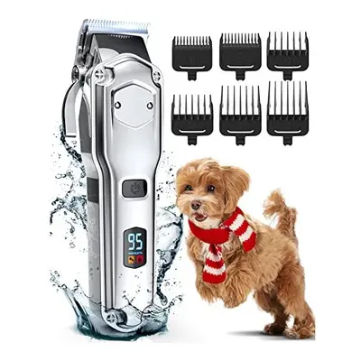 oneisall Dog Clippers for Grooming for Thick Heavy Coats/Low Noise Rechargeable Cordless Pet Sha