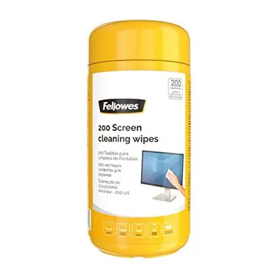 Fellowes Screen Wipes Tub for Home and Office - Monitor/Laptop/iPad/Mobile Phone/Tablet Cleaning