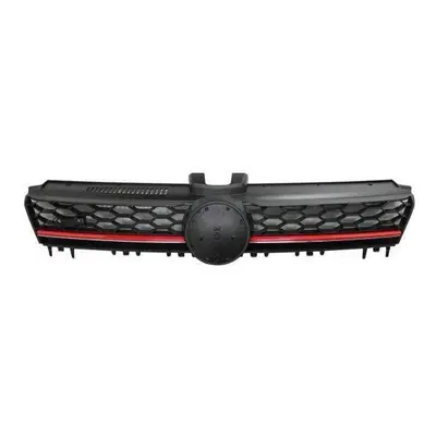 VW Golf Mk7 2013- Front Main Centre Grille Gti Black With Red Slats