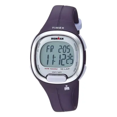 Timex Women's TW5M19700 Ironman Transit Mid-Size Purple/Silver-Tone Resin Strap Watch