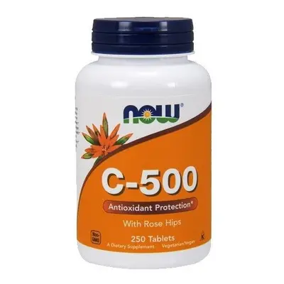 NOW Foods Vitamin C-500 with Rose Hips, tablets