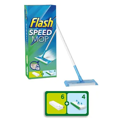 Flash Floor Cleaner Speedmop Starter Kit, Fast Easy & Hygienic Floor Mop, For Cleaning Any Type 