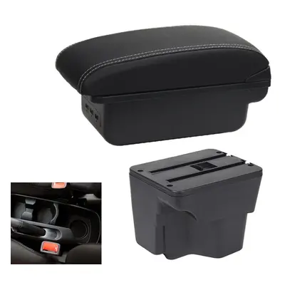 (black,white) For Kia Rio K2 Car Armrest Box Center Centre Console Storage Accessories Interior 