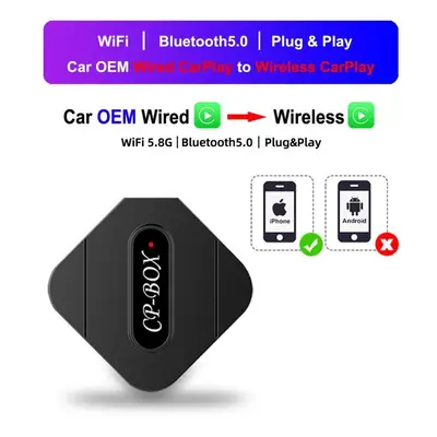 (as the picture, Black carplay) Mini Ai Box Usb Plug And Play For Carplay Ai Box Car Oem Wired C