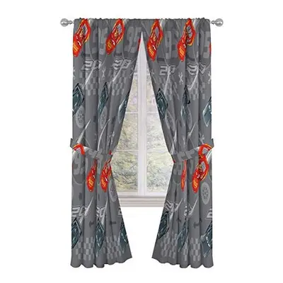 Disney Pixar Cars Lighnting Speed 84" Inch Drapes - Beautiful Room DÃ©cor & Easy Set Up, Bedding