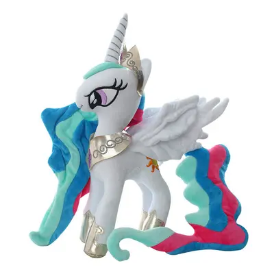 (A) My Little Pony Princess Celestia Cadence Plush Toy Soft Stuffed Doll Kid Gift