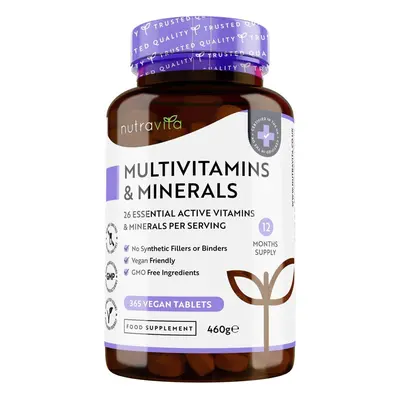 Multivitamins & Minerals - Vegan Multivitamin Tablets