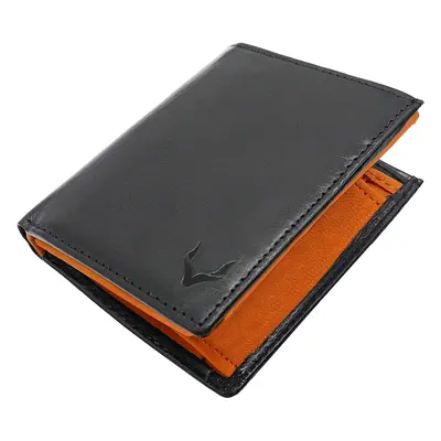 Pelle Toro Portrait Mens Wallet Leather, Handmade Real Leather Wallet for Men, Trifold Card Wall