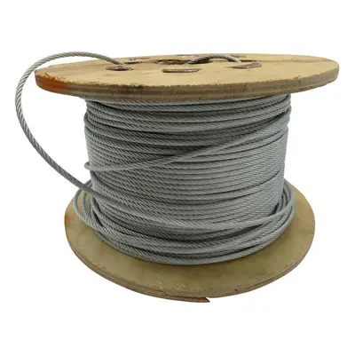 (8MM, Metre) Galvanised Steel Wire Rope Cable 6x19