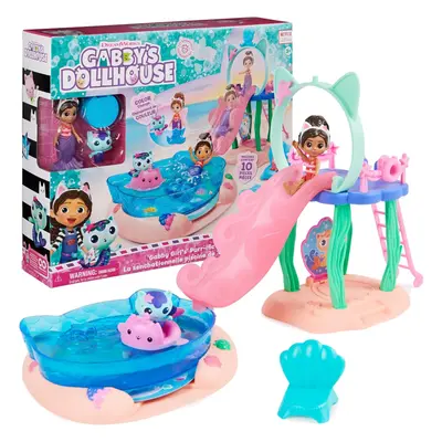 Gabby's Dollhouse Purr-ific Pool Playset with Gabby and MerCat Figures