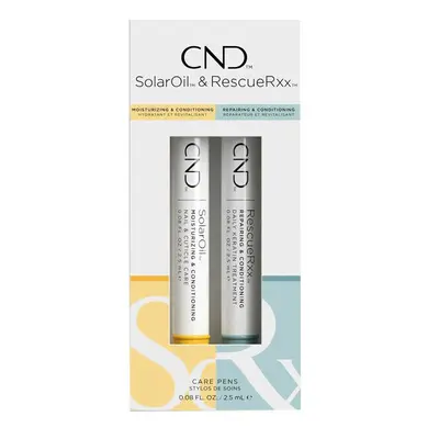 CND Essential Care Pens Duo Pack (SolarOil and RescueRXX)