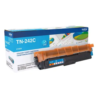 TN-242C Toner Cartridge, Cyan, Single Pack, Standard Yield, includes x Toner Cartridge, Brother 