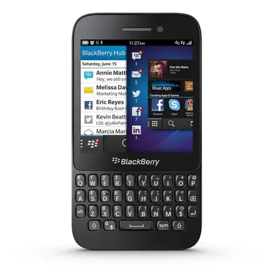 (Simple Set, Black) Refurbished Blackberry Q5 4G NETWORK 2GB RAM 8GB ROM 5MP 3.1" Mobile Phone C