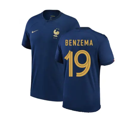 (XXL) France Home Shirt (BENZEMA 19)