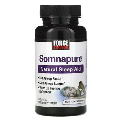 Force Factor, Somnapure, Natural Sleep Aid, Tablets