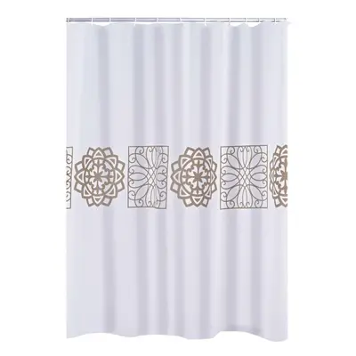 RIDDER Shower Curtain Tunis Textile Plain Bathroom Accessory Shower Houseware