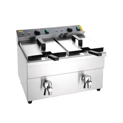 Buffalo Twin Tank Induction Fryer 2x3kW