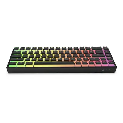 (Black, Brown Switch) Wired Mechanical Keyboard Optical Switch Pudding Keycaps RGB Keys 65% Hot 