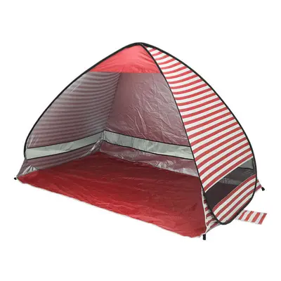 (Red 2) Outdoor PopUp Tent Ultralight Beach Tents Shelter UV-Protective Automatic Tent Shade