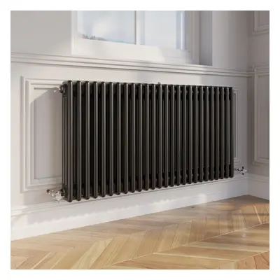 Traditional Colosseum Horizontal Triple Bar Column Radiator 600x1190mm Black