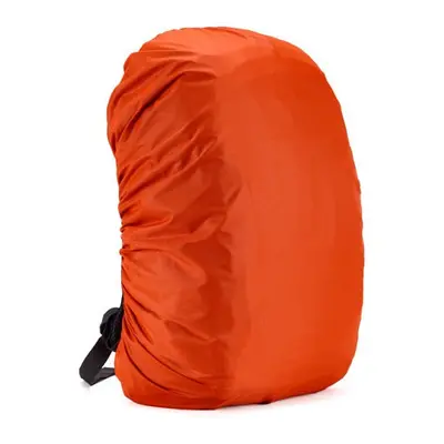 (Orange) 45L Lightweight Nylon Water-resistant Waterproof Backpack Rain Cover Raincoat For Campi