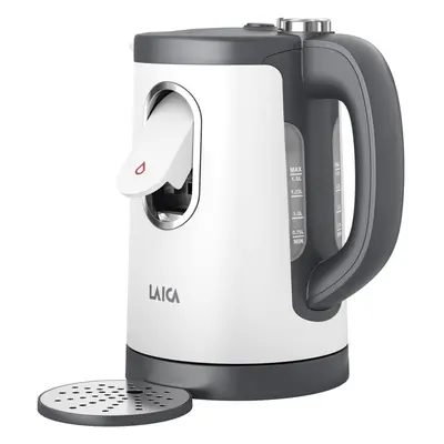 LAICA Dual Flo Electric Kettle - One-Cup Fast Boil Hot Water Dispenser - 1.5L Capacity - Hot Dri