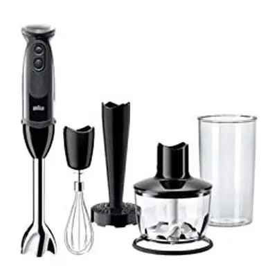 Braun MultiQuick MQ5237BK Hand Blender, Mixer, BPA-Free Plastic Beaker, Dishwasher Safe Wand, Sp