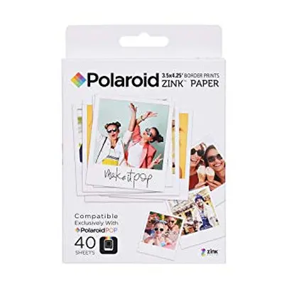 Zink Polaroid 3.5 x 4.25 inch Premium Zink Border Print Photo Paper (4