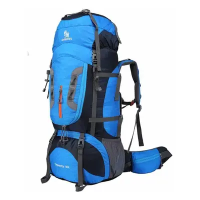 (blue,black) 75l High-capacity Mountaineering Bag Camping Camping Hiking Multi Hanging Backpack 