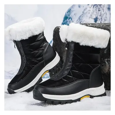 (black, 41) Tuinanle Snow Boots Women Waterproof Ladies Shoes Keep Warm Fur Plush Winter Woman B